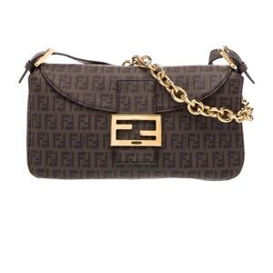 Fendi Zucchino Baguette Bag